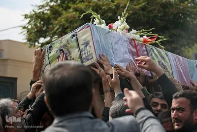 تشییع پیکر شهید دفاع مقدس پس از 33 سال غربت در تبریز