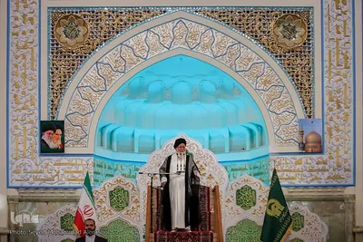 اقامه نماز عید قربان در حرم مطهر رضوی