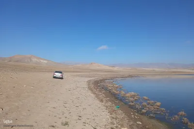 زمستان در زمستان سد خاکی آزادگان اهر