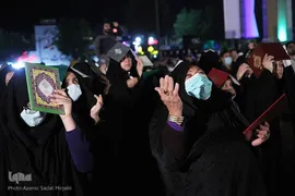 مراسم احیای نوزدهم ماه مبارک رمضان در آستان مطهر امامزاده سید جعفر محمد(ع) یزد