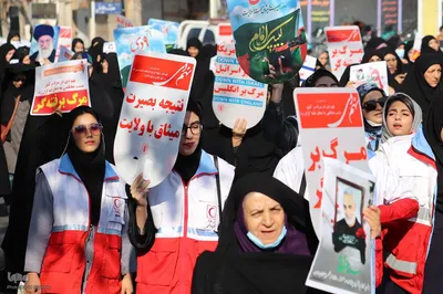 بیعت دوباره ملایری‌ها با ولایت با شرکت در راهپیمایی يوم الله 9 دی