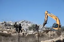 Zionist Forces Demolish Mosque in West Bank
