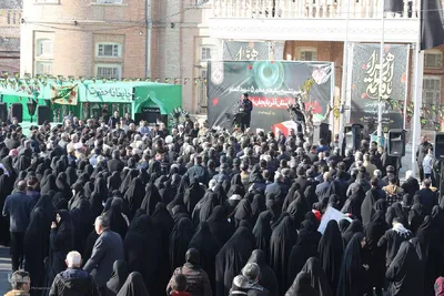 وداع باشکوه مردم ارومیه با پیکر شهدای گمنام دفاع مقدس‎