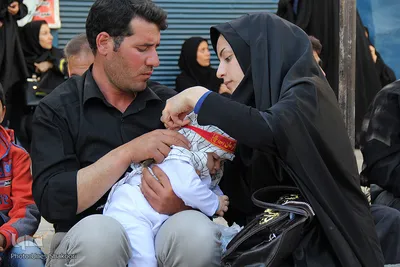 دسته بزرگ عزاداری حسینیه اعظم زنجان در روز تاسوعا