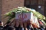 مراسم تشییع و تدفین شهید گمنام در دانشگاه هنر اسلامی تبریز‎