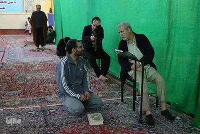 آیین معنوی اعتکاف در مصلی کرج