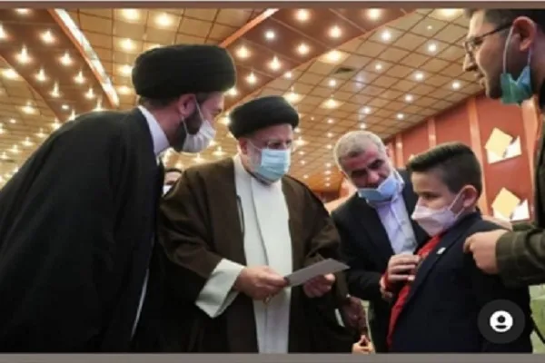 دیدار رئیس‌جمهور با «امیرهادی بایرامی» + عکس