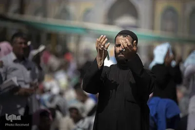 مراسم دعای عرفه در آستان عباسی