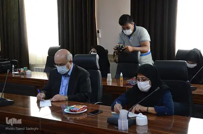 نشست خبری جعفر محسنی ریاست سازمان جهاد دانشگاهی آذربایجان شرقی