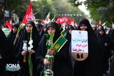 قافله عزاداری سالروز شهادت امام رضا(ع) در اصفهان
