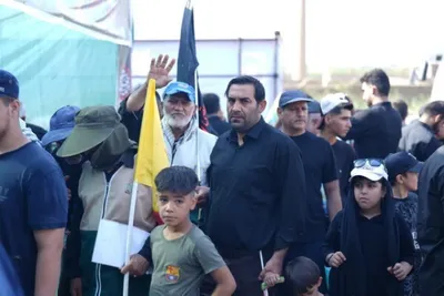 عکس | راهپیمایی جاماندگان اربعین در لرستان