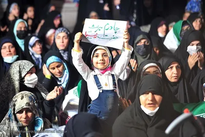 اجتماع بانوان فاطمی اهواز در حمایت از حجاب