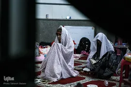 مراسم اعتکاف بانوان در مسجد باغستانی
