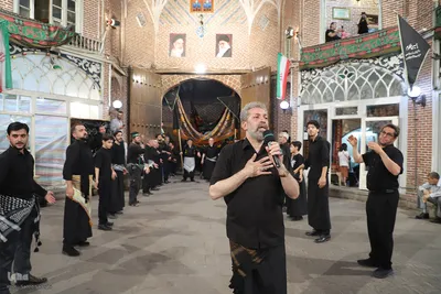 عزاداری هشتم محرم در بازار تبریز