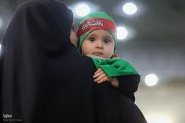 مراسم شیرخوارگان حسینی در حرم عبدالعظیم حسنی