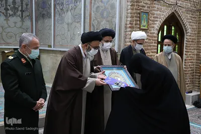 رونمایی از ضریح جدید امامزاده سیدحمزه (ع) تبریز‎‎