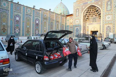 رزمایش کمک مومنانه در حرم مطهر شاهچراغ (ع)