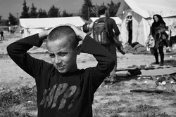 Palestinian Refugees Live in ‘Harsh Conditions’ on Greek Island