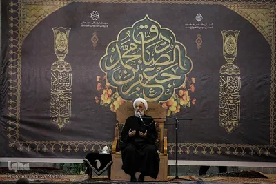 مراسم سوگواری شب شهادت امام جعفر صادق(ع) در حرم شاهچراغ‎‎