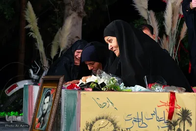 آیین استقبال از پیکر شهدای تازه‌تفحص‌شده در سیمای مرکز اصفهان