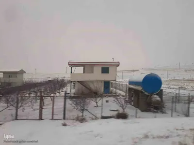 طبیعت برفی ارتفاعات و مناطق روستایی اهر