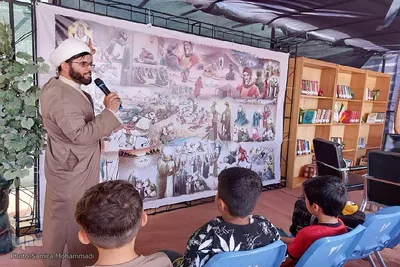 موکب «کتابخانه حسینی» در مرز تمرچین پیرانشهر‎
