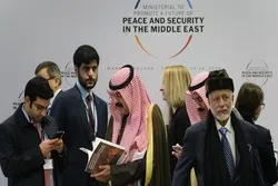 Condena la presencia de países musulmanes presentes en la conferencia de Varsovia