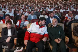 آیین گرامیداشت هفته دفاع مقدس و تجلیل از خادمان اربعین حسینی