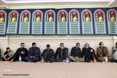 حضور آیت‌الله کعبی درمراسم عزاداری حضرت سیدالشهداء(ع)
