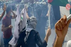 Bəhreyn polisi İsrailin Manamadakı səfirliyi qarşısında keçirilən aksiya iştirakçılarına hücum edib