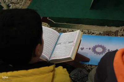 کرسی تلاوت قرآن کریم در حمایت از مردم مظلوم فلسطین‎