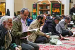 قرائت خطبه فدکیه و عرض تسلیت هیات مذهبی به حضرت شاهچراغ (ع)