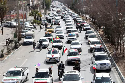 متفاوت ترین راهپیمایی 22 بهمن در یزد‎