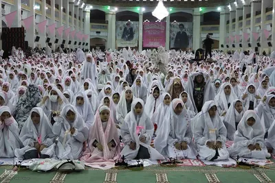 جشن تکلیف ۵ هزار نفری دختران در تبریز
