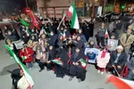 تجمع مردمی در بیعت با سومین امام انقلاب در خرم‌آباد