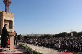 نماز عید سعید فطر در مصلی المهدی بیرجند