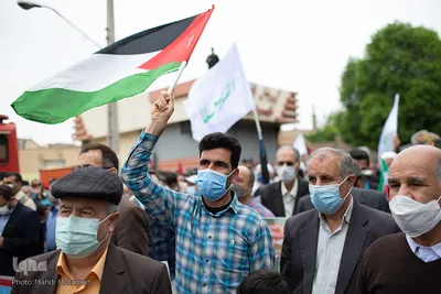 راهپیمایی روز قدس در قزوین‎‎