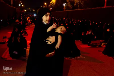 مراسم شب عاشورای حسینی (ع) در دانشگاه آزاد کرج