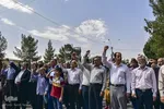 راهپیمایی نمازگزاران کرمانی علیه جنایات آل سعود