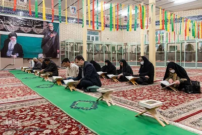 آیین جزء خوانی در آستان امامزاده محمد (ع) کرج
