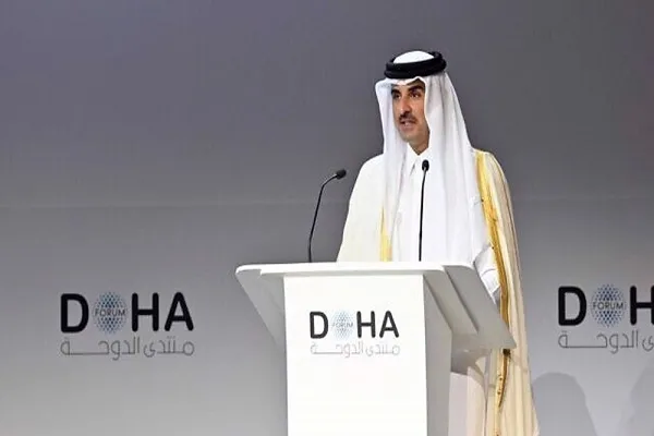 El emir de Qatar condena a la comunidad internacional por ignorar la ocupación israelí