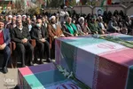 مراسم استقبال از پانزده شهید گمنام در یزد‎‎