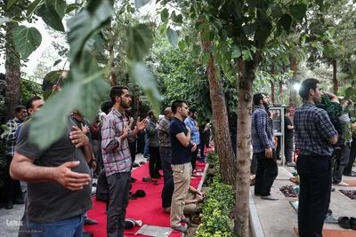 مراسم پرفیض دعای عرفه در گلزار شهدا تهران