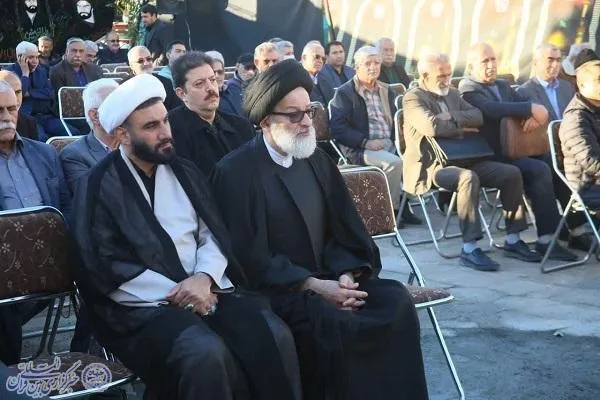 آیین عزاداری شهادت حضرت زهرا(س) با میزبانی از یک شهید گمنام در ساری
