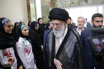 دیدار مدال‌آوران کاروان ورزشی ایران در بازی‌های آسیایی اندونزی با رهبر انقلاب