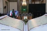عکس | جزء‌خوانی قرآن در مسجد گوهرشاد حرم رضوی