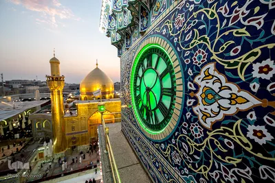 حال و هوای بارگاه علوی در آستانه میلاد امام علی(ع)
