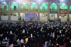 جشن عید بیعت با امام زمان(عج) در حرم شاهچراغ(ع)