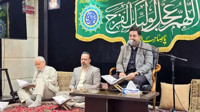 جلسه آموزش قرآن «هادی صلح‌جو» در غرب تهران