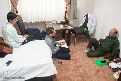 همراه با متسابقان مسابقات قرآن ورزشکاران در محل اسکان
